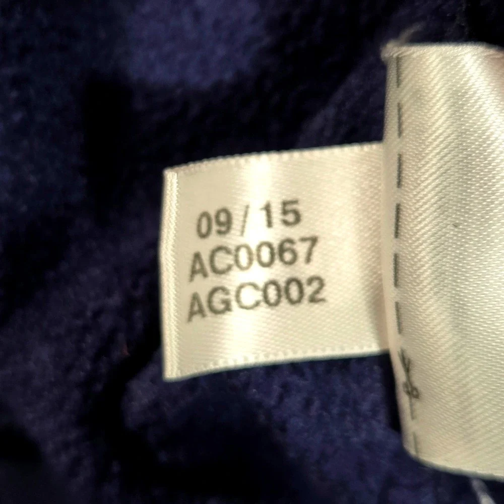 Adidas LA Galaxy Hoodie Mens Large Navy Blue Excellent Climawarm Quarter Zip MLS